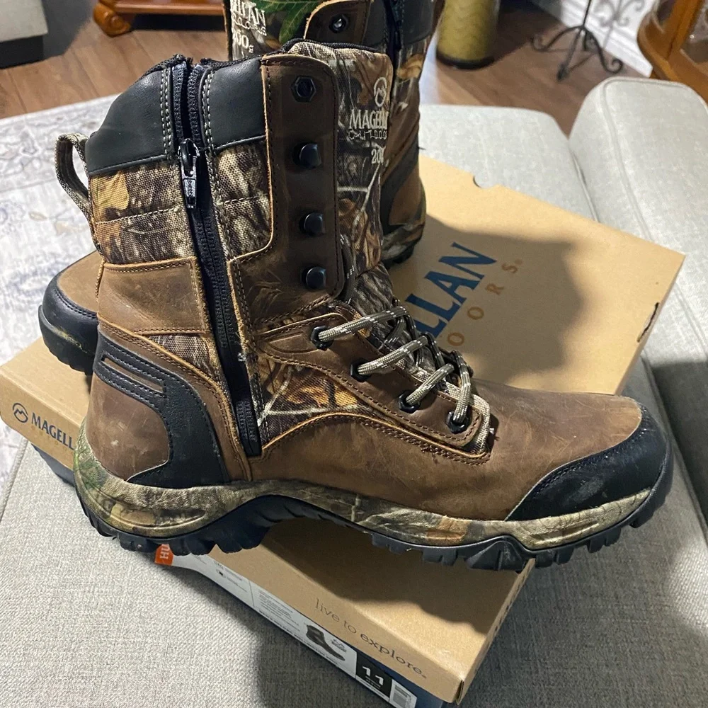 Magellan Outdoors Men's Brown Camo Hunting Boots